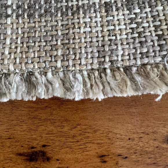 Georgiou Cream/Olive/Gold Tweed Blazer and Shirt Suit, Size 10 - Picture 14 of 16